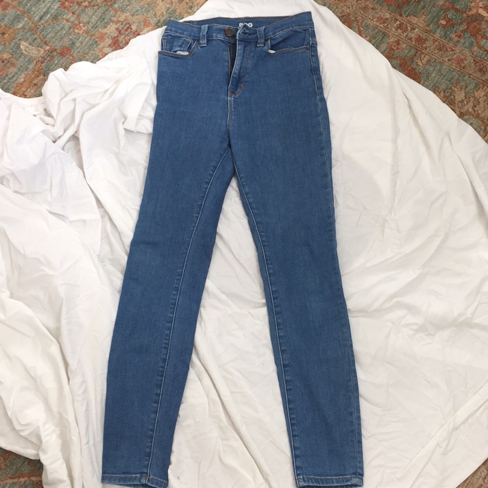BDG super high rise twig ankle jeans